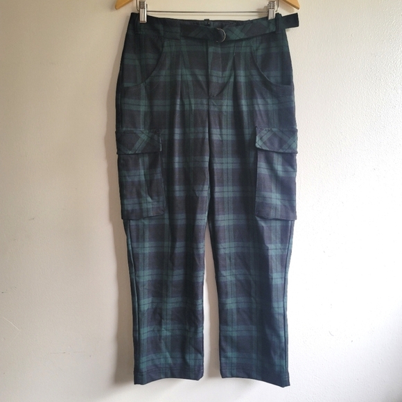 Free People, Relaxed Slim Cargo Pants, in Green Combo, Size 4 - Picture 7 of 14